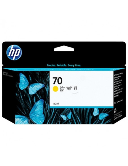 Cartus cerneala original HP 70 C9454A, Yellow Cartus cerneala original HP 70 C9454A, Yellow