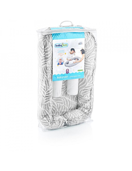 UP-bj_4194,Saltea reductor BabyNest Between parents (Culoare: Gri)