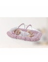 UP-bj_5541,Saltea reductor BabyNest cu pernuta si plasa insecte Sleep Safe (Culoare: Verde)