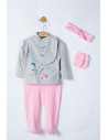 UP-tgs_4045_2,Setul 5 piese nou nascut Sweets, Tongs baby (Culoare: Somon)
