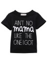 UP-drl_trano1,Tricou copii negru "Ain't No Mama"