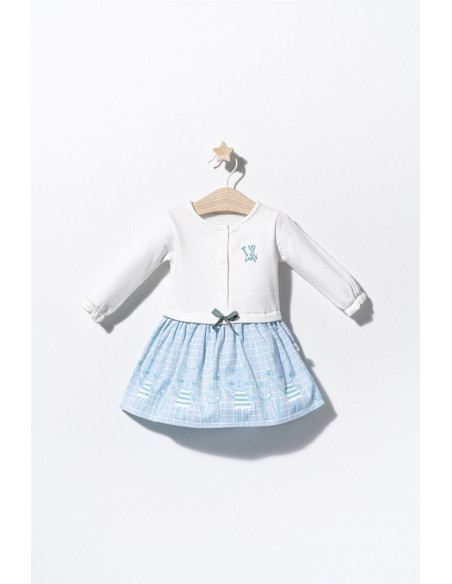 UP-tgs_2917_3,Rochita pentru fetite Cats, Tongs baby, Albastru