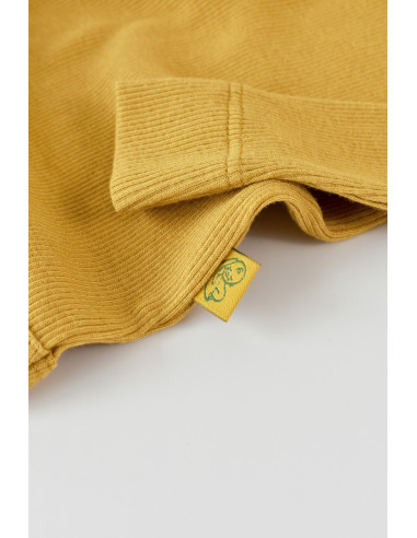 UP-BC-CSYM23505-3,Set 3 piese: body cu maneca lunga, panataloni lungi cu botosei si caciulita din bumbac organic si modal - Sofr