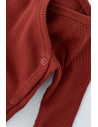 UP-BC-CSYM24501-0,Set 4 piese: bluza, pantaloni, caciulita si manusi din bumbac organic si modal - Rosu, Baby Cosy