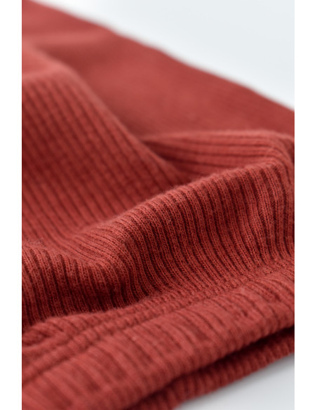 UP-BC-CSYM24501-0,Set 4 piese: bluza, pantaloni, caciulita si manusi din bumbac organic si modal - Rosu, Baby Cosy