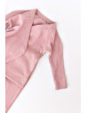 UP-BC-CSYM24502-3,Set 4 piese: bluza, pantaloni, caciulita si manusi din bumbac organic si modal - Rose, Baby Cosy