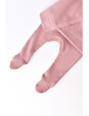 UP-BC-CSYM24502-3,Set 4 piese: bluza, pantaloni, caciulita si manusi din bumbac organic si modal - Rose, Baby Cosy