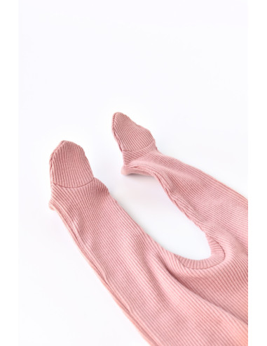 UP-BC-CSYM24502-3,Set 4 piese: bluza, pantaloni, caciulita si manusi din bumbac organic si modal - Rose, Baby Cosy