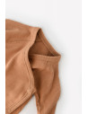 UP-BC-CSYM24506-0,Set 4 piese: bluza, pantaloni, caciulita si manusi din bumbac organic si modal - Maro, Baby Cosy