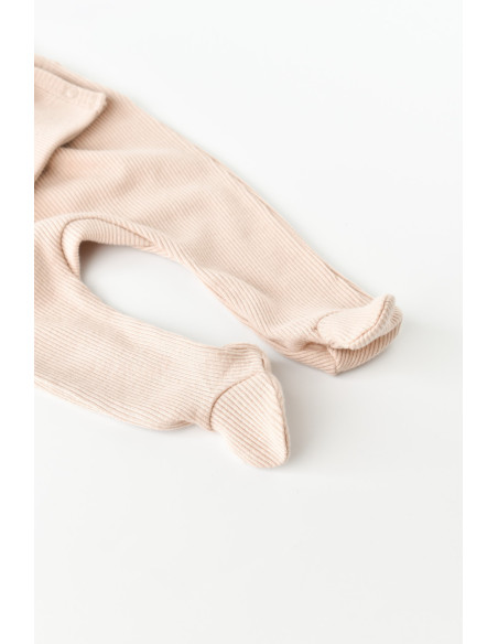 UP-BC-CSYM24507-0,Set 4 piese: bluza, pantaloni, caciulita si manusi din bumbac organic si modal - Blush, Baby Cosy