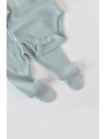 UP-BC-CSYM24509-6,Set 4 piese: bluza, pantaloni, caciulita si manusi din bumbac organic si modal - Mint, Baby Cosy