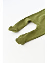 UP-BC-CSYM24511-3,Set 4 piese: bluza, pantaloni, caciulita si manusi din bumbac organic si modal - Verde, Baby Cosy