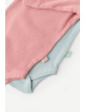 UP-BC-CSYM11308-0,Set 2 body-uri cu maneca lunga bebe unisex din bumbac organic si modal - Mint/Rose, Baby Cosy