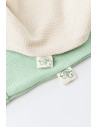 UP-BC-CSYW1000-3,Set 2 body-uri fara maneci bebe unisex -100% bumbac organic - Mint/Stone, Baby Cosy