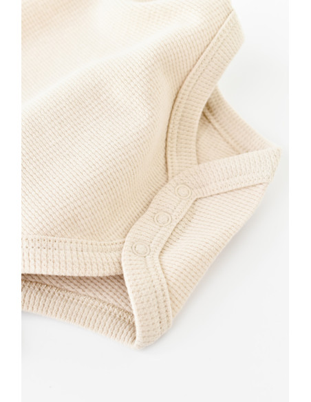 UP-BC-CSYW1000-3,Set 2 body-uri fara maneci bebe unisex -100% bumbac organic - Mint/Stone, Baby Cosy