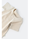 UP-BC-CSYW1018-3,Set tricou cu panataloni scurti - 100% bumbac organic - Stone, Baby Cosy