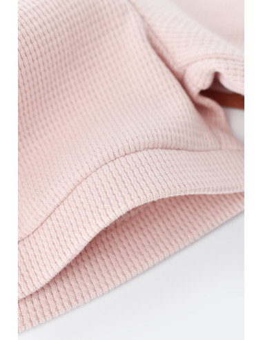 UP-BC-CSYW1023-3,Set tricou cu panataloni scurti - 100% bumbac organic - Roz, Baby Cosy