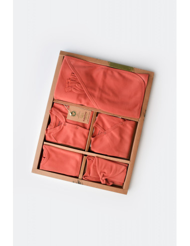 UP-BC-CSY5105,Set de 10 piese pentru nou nascut - 100% bumbac organic - Scortisoara, Baby Cosy