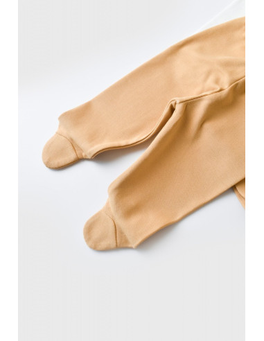 UP-BC-CSY5106,Set de 10 piese pentru nou nascut - 100% bumbac organic - Mustar, Baby Cosy