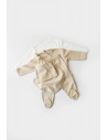 UP-BC-CSY5503,Set de 5 piese pentru nou nascut - 100% bumbac organic - Crem, Baby Cosy