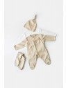 UP-BC-CSY5503,Set de 5 piese pentru nou nascut - 100% bumbac organic - Crem, Baby Cosy