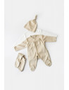 UP-BC-CSY5503,Set de 5 piese pentru nou nascut - 100% bumbac organic - Crem, Baby Cosy