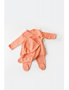 UP-BC-CSY5508,Set de 5 piese pentru nou nascut - 100% bumbac organic - Roz Piersica, Baby Cosy