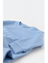 UP-BC-CSY3031-3,Set bluzita cu maneca lunga si panataloni lungi - bumbac organic 100% - Bleu, Baby Cosy