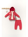 UP-tgs_4364_3,Set de 3 piese de trening Scufita rosie pentru bebelusi, Tongs baby, Roz