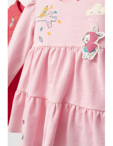 UP-tgs_4367_3,Rochita Scufita rosie pentru fetite, Tongs baby, Roz