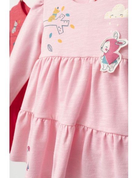 UP-tgs_4367_3,Rochita Scufita rosie pentru fetite, Tongs baby, Roz