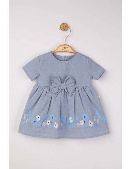 UP-tgs_3806_9,Rochita eleganta cu broderie pentru fetite, Tongs baby, Ecru