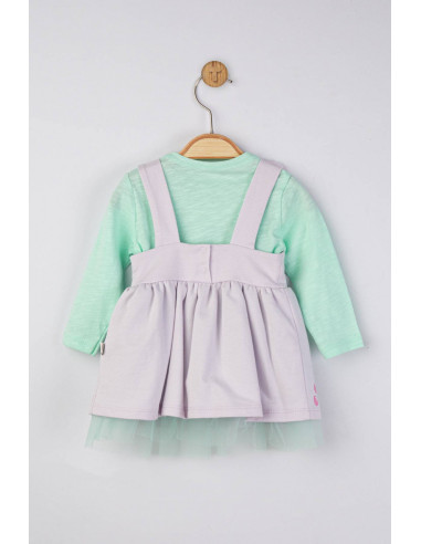 UP-tgs_4212_3,Set rochita cu bluzita pentru fetite Cirese, Tongs baby, Verde