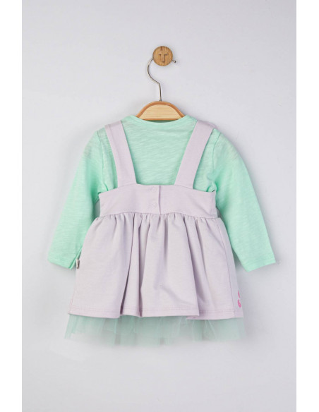 UP-tgs_4212_3,Set rochita cu bluzita pentru fetite Cirese, Tongs baby, Verde