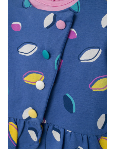 UP-tgs_4435_10,Set 2 piese cu bluzita cu volan si pantalonasi pentru fetite Colorful autum, Tongs baby, Gri