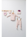 UP-tgs_4466-2,Set de 5 piese pentru nou nascut Paris Love, Tongs baby (Culoare: Ecru)