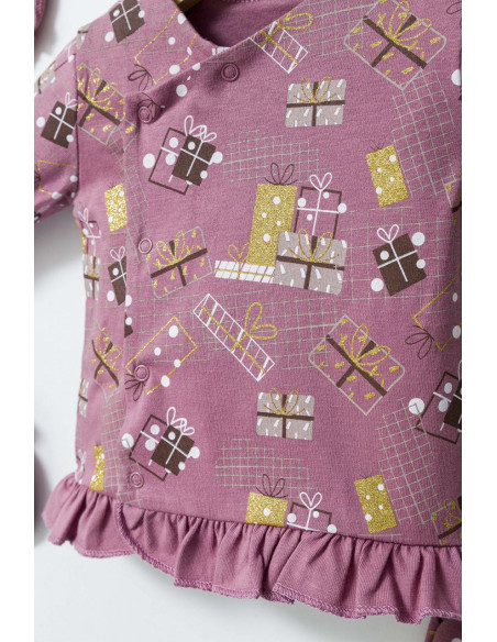 UP-tgs_4568-1,Set de 5 piese pentru nou nascut Fun Penguin, Tongs baby (Culoare: Gri)