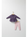 UP-tgs_4486-5,Set cu pantalonasi si camasuta in carouri pentru bebelusi Ballon, Tongs baby, Mov