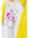 UP-tgs_4531_1,Salopeta pentru bebelusi de iarna Pinguins, Tongs baby, Portocaliu
