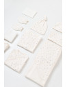 UP-BC-CSY5109,Set de 10 piese pentru nou nascut - 100% bumbac organic - Ecru cu buline, Baby Cosy