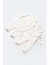 UP-BC-CSY5109,Set de 10 piese pentru nou nascut - 100% bumbac organic - Ecru cu buline, Baby Cosy