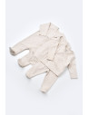 UP-BC-CSY5110,Set de 10 piese pentru nou nascut - 100% bumbac organic - Crem cu buline, Baby Cosy