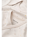 UP-BC-CSY5110,Set de 10 piese pentru nou nascut - 100% bumbac organic - Crem cu buline, Baby Cosy