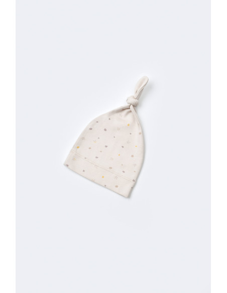 UP-BC-CSY5110,Set de 10 piese pentru nou nascut - 100% bumbac organic - Crem cu buline, Baby Cosy