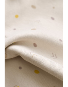 UP-BC-CSY5757-0,Set 2 body-uri cu maneca lunga petreceute bebe unisex -100% bumbac organic - Crem cu buline, Baby Cosy 2