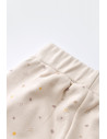 UP-BC-CSY2011-3,Set bluzita cu maneca lunga si panataloni lungi - bumbac organic 100% - Crem cu buline, Baby Cosy