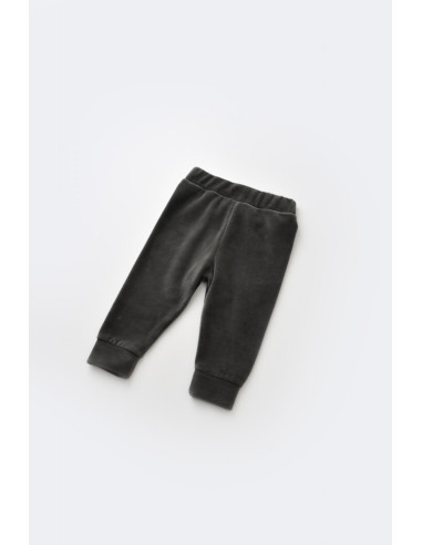 UP-BC-CSYK6007-3,Set Curcubeu cu bluzita cu maneca lunga si panataloni lungi din 80%bumbac organic si 20% poliester - Antracit, 
