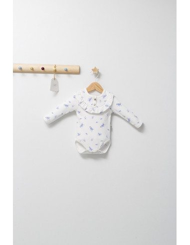 UP-tgs_4469_0,Set de 2 body-uri cu volanase pentru nou nascuti Paris, Tongs baby, mov