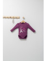 UP-tgs_4469_4,Set de 2 body-uri cu volanase pentru nou nascuti Paris, Tongs baby, roz (Marime: 3-6 Luni)