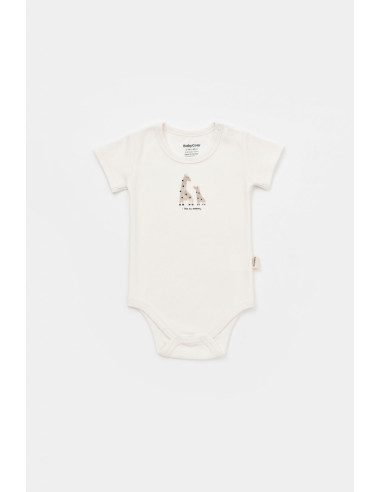 UP-BC-CSY5758-0,Set 2 body-uri bebe unisex Girafa, Baby Cosy, 100% bumbac organic
